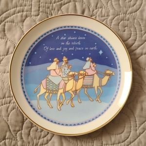 Vintage American Greetings Decorative Christmas 1987 Porcelain Plate 6 1/2"